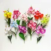 Giardino domestico Farfalla decorativa Fiori di orchidea Mini Simulazione artificiale Phalaenopsis Tavola di nozze fai-da-te Mostra fiori finti