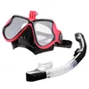 Dalış Maskeleri Şnorkel Maskesi Şnorkel Tüp Seti Sualtı Spor Kamerası için Yüzme Anti Yüzme Gogges