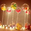 Glow Party Ballons Colonne Stand Arch Stand Home Party LED Ballons Confettis avec Clips Décoration De Mariage Ballon Titulaire Bâton Y07341074