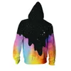 DIY Hoodies Aangepast 3D Digital Printing Casual Sports Zipper Lange mouw Hoodsed sweater voor mannen en vrouwen Custom Sweatshirts Plus Size XXXXXLL