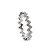 Wedding Rings Twist Wrap Wave Sparkling CZ Finger Ring Women Engagement Jewelry Elegant Stackable Thin Black High QualityWedding RingsWeddin