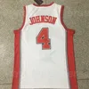 NCAA UNLV REBELS College # 4 Larry Johnson Jersey Hommes Basketball University Blanc Couleur Extérieure Respirant Pour Les Fans De Sport Chemise En Pur Coton Excellente Qualité En Vente