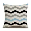 Single Side printed Pillow case Cotton Cushion Cover Decoration Pillowcase Home Sofa Office 45*45CM