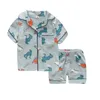 SAILEROAD Cartoon Pyjamas für Jungen Baumwolle Pyjamas Kinder Pijama Infantil Nachtwäsche Kind Home Wear Kleidung Set 210915