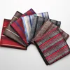 Moda bolso quadrado lenço acessórios paisley cravat vintage negócio terno lenço de mama lenço