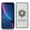 Ochraniacz ekranu na iPhone 15 Pro Max 14 plus 13 mini 12 11 xs xr xr x 8 7 SE Lion temperowany szklany glue zakrzywiony 9H Strażnik Film ochronne Premium Cover Shield