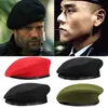 Newest Unisex Breathable Pure Wool Beret Hats Men Women Special Forces Soldiers Death Squads Military Training Camp Hat