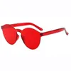 #Buy One Get One# Fashion Candy Runde Sonnenbrille Transparenter Rahmen Männer Frauen Designer Leichte Sonnenbrille Farbverlaufsbrille für Männer Frauen