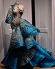 Plus Size Arabic Aso Ebi Luxurious Stylish Sexy Prom Dresses Lace Beaded Mermaid Evening Formal Party Second Reception Gowns ZJ966