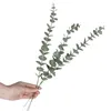 Decorative Flowers & Wreaths 24 Pcs Artificial Eucalyptus Leaf Stem 15 Inch Tall For Faux Wedding Bouquet Centerpiece Home Decor310p