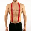 Soutien-gorge Ensembles Fétiche Hommes Sexe Lingerie Pu Cuir Harnais Ceinture BDSM Corps Bondage Sangles Sexuelle Gay Vêtements Rave Club Accessoires Chest190e