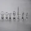 7 stijlen Roken Glas Drop Down Adapters Voor Waterpijpen Water Bong Adapter Man/Vrouw Met 14mm 18mm Waskolf Asvanger Rook Accessoires