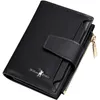 Wallets Wallet Men Short Genuine Leather Hasp Casual Humanized Zipper Packet Plugable Driving Card Sleeve Compact Purse7172972