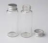 600 x 25ml Transparent skruvhalsglasflaska med aluminiumlock 25 ml Glasflaskor Provflaskor Partihandel Sn5895