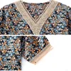 Koreanska kvinnors skjorta silke blouses för kvinnor vintage s kvinnlig topp v-hals design och färg blus kvinna 210427