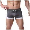 Luren 2021 Hot hommes sous-vêtements boxeurs Sexy Patchwork coton hommes Boxer sous-vêtements marque pas cher caleçons Boxer culottes X0316