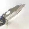 제한된 사용자 정의 버전 접는 나이프 Man of War 양극 처리 된 티타늄 핸들 S35VN 블레이드 성격 나사 캠핑 나이프 전술 EDC 강력한 사냥 도구