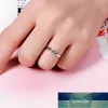 女性工場価格専門家のデザイン品質のための高級女性の小さな丸石のリングのクリスタルソリティアの結婚指輪