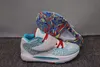 Hommes Durant KD 14 XVI 14S Chaussures de basket-ball Multi-Couleur Bleu Cancer du sein Noctilucent Hommes Kevin KD14 Baskets Zoom Elite Sport Baskets US 7-12