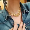 short gold pendant necklaces