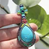 دبابيس، دبابيس farlena خمر دبابيس opal الطبيعية العقيق شبه الثمينة شارات النمط الصيني المينا lute للنساء