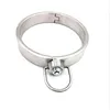 NXY Adult toys 304 Stainless Steel Neck Collar Restraints Fetish Slave BDSM Press Lock Lockable Cuff Sex Toys For Women Men 1130