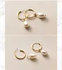 Moda oryginalna 925 srebrna huggie biżuteria kolczyki kolczyki uszy uszy kobiet obręczy okrągłe kolczyki importowane z China Mix Design Wholes2548090