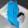 夏の女性のズボンプラスのサイズ7xl 150kgビーチ着用ソリッドカラー女性の長いズボンの女性韓国の高い腰パンツ211112