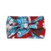 Floral Print Wide Headbands bowknot Sports Yoga Stretch wrap Hairband Hoops women head bands fashion