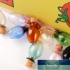 Mini-Farbflaschen aus Glas, rechteckig, niedliche Flaschen mit Korken, kleine Geschenkflaschen, kleine Gläser, Fläschchen, Mischung in 9 Farben