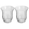 Candle Holders 2pcs Simple Containers DIY Scented Cups Empty Home Glass Cup