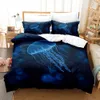 Okyanus Dünya Yatak Seti Tek İkiz Tam Kraliçe Kral Boyutu Deniz Kaplumbağası Yatak Aldult Çocuk Yatak Odası Duvetcover S 3D Baskı 030