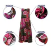 Zanzea Kobiety Czeski Kwiatowy Drukowane Maxi Długa Dress 2021 Lato Vintage Bez Rękawów Vestido Casual Luźne Plus Size Sundress X0521