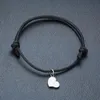 Anklets Mens Heart Charm Anklet for Mans Regulowane plażę boho mężczyzn biżuteria