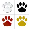 2 adet / takım 3D Hayvan Köpek Kedi Ayı Ayak Baskılar Sticker Su Geçirmez Serin Tasarım Pençe Ayakizi Araba Kamyon Kapı Dizüstü Dizüstü Motobike Notepad Için Sevimli Çıkartması Çıkartmalar