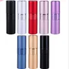 12 x 15 ml Top Qualityi Portable for Travel Aluminium Refillerbar Parfymflaska med Spray Tom Kosmetiska behållare AtomizerHigh Qty