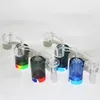 4590 degrés 14mm ashcatcher verre conduites d'eau narguilé cendrier capiteux dab rig bongs accessoire fumeur de haute qualité