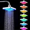 Creativo Led Soffione doccia Colorato Testa Bagno 7 colori che cambiano LED Doccia Rubinetto Bagliore d'acqua Luce Risparmio idrico Regolabile NUOVO H1209