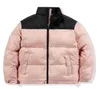 Topp mensjacka kvinnor ner huva varma parka m￤n svart puffer brev tryck kl￤der outwear vindbrytare vinter mode f￶r manlig rnsx