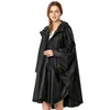 XXL Tamanho Grande Respirável Mulheres Raincoat Lightweight Chuva Casaco Poncho Senhoras À Prova D 'Água Homens Raincoats Adultos Bloak à prova de vento 210320