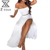 Women Dress Slash Neck Off Shoulder Black White Plus Sexy Vintage Size Long Summer es Clothes 210513