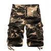 Summer Mens Casual Trouers Beach Shorts Camouflage Cargo Male Loose Work Man Military Short Pants Oversize 29-40