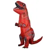 Nadmuchiwany Dorosły T Rex Costume Dinozaur Kostiumy Blow Up Fancy Dress Mascot Party Cosplay Costume Dla Mężczyzn Kobiety Dino Cartoon Y0827