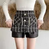 Hepburn style retro elegant Skirt Women autumn winter high waist woolen bag hip A-line skirt temperament Female 210619