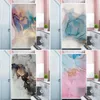 Window Stickers Marbling Static Glass Film Non-adhesive Privacy Stained Frosted Tint For Bathroom Decor Custom