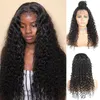 IsHow 13x4 Transparente Renda Frente Peruca Cabelo Humano Perucas Completas de Lace 13x1 Parte Cor Natural Corpo Brasileiro Loose Deep Wave Peruano Straight 10-30inch para as mulheres