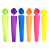 Siliconen Keuken Gereedschap DIY Popsicle Mallen Ice Popping Maker Tube Lade Freeze Mold met Deksels Kinderen Gift