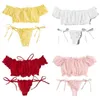 Mulheres Sexy Lingerie Erotic Lace Transparente Sexy Underwear Bra Thong Langerie Set Ultra-fino Temptation Sexy Pijamas Sets EXÓTICOS Y0911