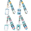 20 sztuk / partia J2806 Cartoon Penguin Lanyard Karta ID Odznaka Brelok Holder Klucze Kluczy Akcesoria Prezent