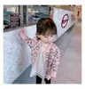아기 소녀 카디 건 표범 스웨터 뜨개질 양모 패션 어린이 재킷 키즈 코트 여자 옷 AL001 210610